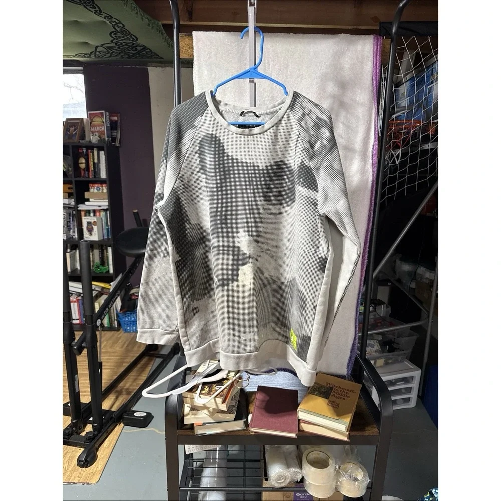 Air‎ Jordan Gray Sweatshirt 1X Jordan and Coach Photo Green Logo